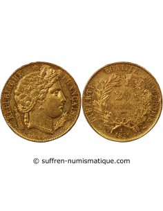 CERES - 20 FRANCS OR 1851 A PARIS﻿