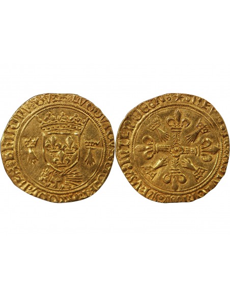 LOUIS XII - ECU D'OR AU PORC-EPIC DE BRETAGNE 1498 / 1514 NANTES