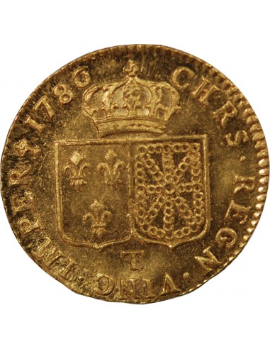 Louis XVI 1 louis d'or Or 1786 T Nantes