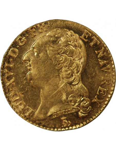 Louis XVI 1 louis d'or Or 1786 T Nantes