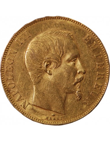 NAPOLEON III ﻿- 50 FRANCS OR 1858 BB STRASBOURG