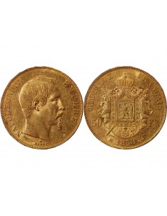 NAPOLEON III ﻿- 50 FRANCS OR 1858 BB STRASBOURG 2