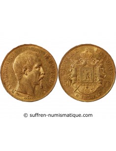 NAPOLEON III ﻿- 50 FRANCS OR 1858 BB STRASBOURG
