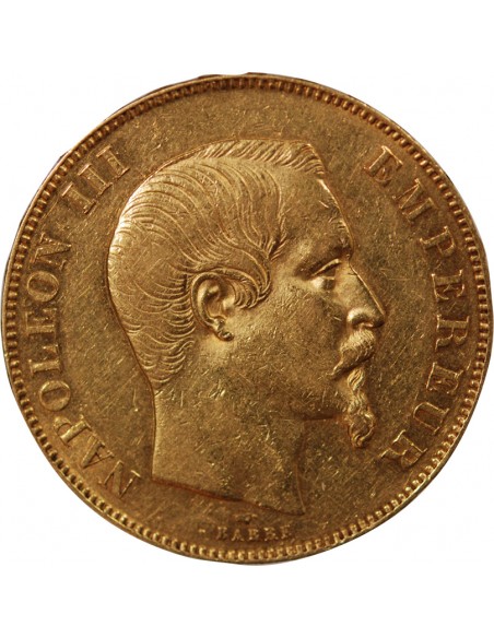 NAPOLEON III ﻿- 50 FRANCS OR 1857 A PARIS﻿