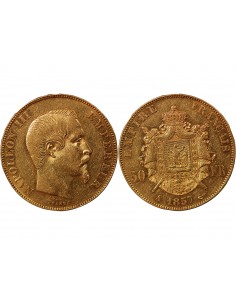 NAPOLEON III ﻿- 50 FRANCS OR 1857 A PARIS﻿ 2