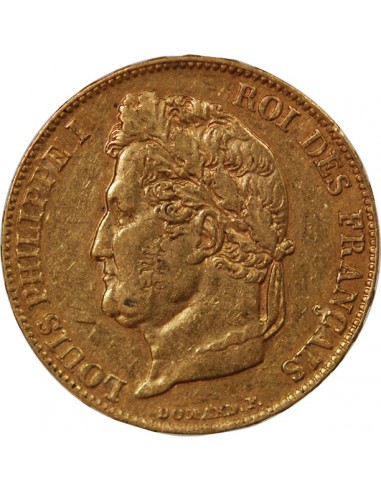 LOUIS PHILIPPE﻿ - 20 FRANCS OR 1838 W LILLE