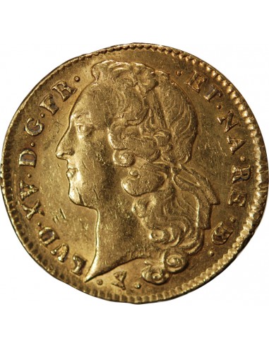 BEARN, LOUIS XV - DOUBLE LOUIS D'OR AU BANDEAU - 1767 PAU