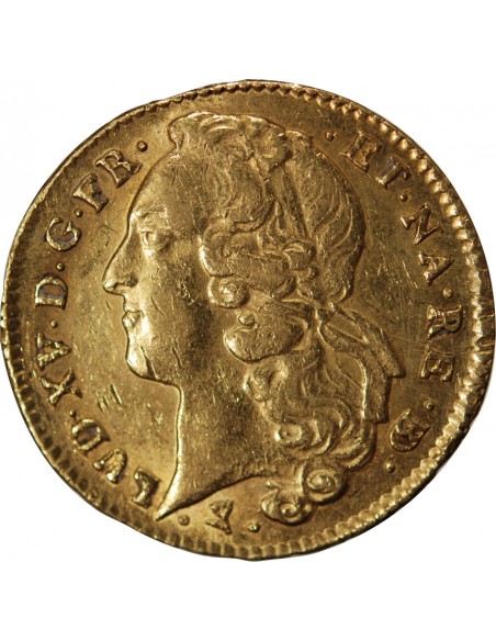 BEARN, LOUIS XV - DOUBLE LOUIS D'OR AU BANDEAU - 1767 PAU