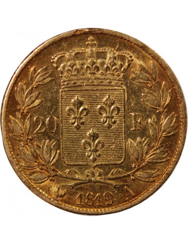 LOUIS XVIII - 20 FRANCS OR 1819 A PARIS