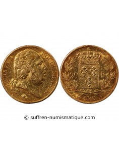 LOUIS XVIII - 20 FRANCS OR 1819 A PARIS
