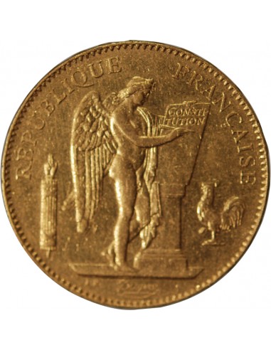 IIIe REPUBLIQUE, ﻿- 50 FRANCS GENIE OR 1878 A PARIS﻿