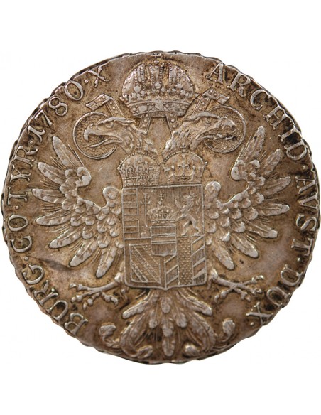 AUTRICHE, MARIE THERESE - THALER ARGENT - 1780 (Refrappe 1930-1950, Vienne)
