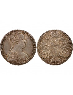 AUTRICHE, MARIE THERESE - THALER ARGENT - 1780 (Refrappe 1930-1950, Vienne) 2