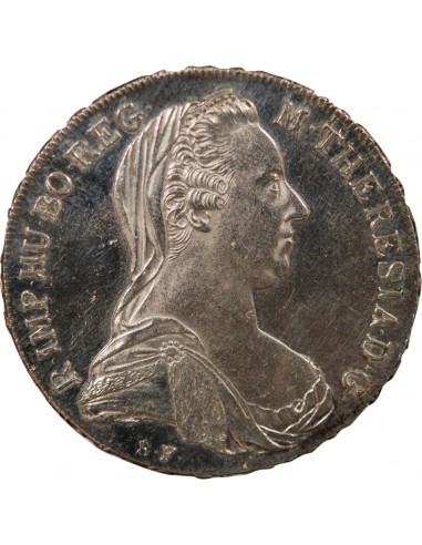 AUTRICHE, MARIE THERESE - THALER ARGENT - 1780 (Refrappe 1945-1960, VIENNE)