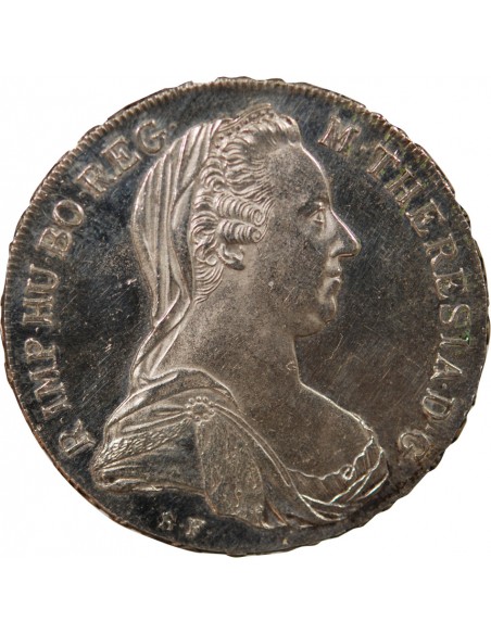 AUTRICHE, MARIE THERESE - THALER ARGENT - 1780 (Refrappe 1945-1960, VIENNE)