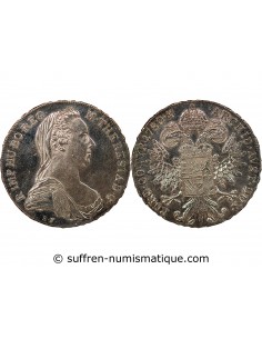 AUTRICHE, MARIE THERESE - THALER ARGENT - 1780 (Refrappe 1945-1960, VIENNE)