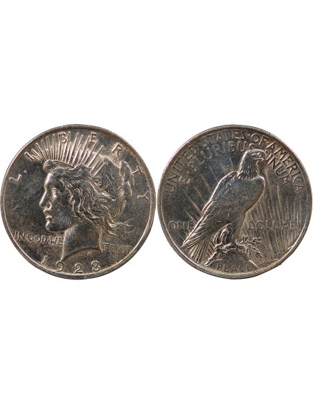 USA - PEACE DOLLAR ARGENT 1923 PHILADELPHIE