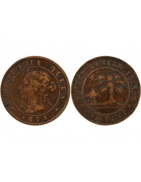 CANADA, ILE DU PRINCE EDOUARD, VICTORIA - CENT 1871 HEATON