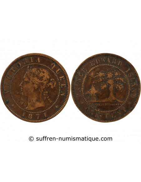 CANADA, ILE DU PRINCE EDOUARD, VICTORIA - CENT 1871 HEATON