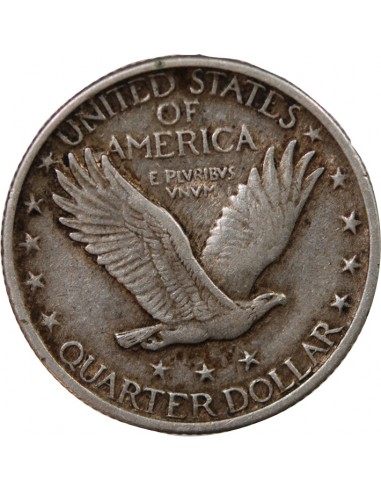 ETATS UNIS - 1/4 DOLLAR ARGENT "Standing Liberty Quarter" 1920 PHILADELPHIE