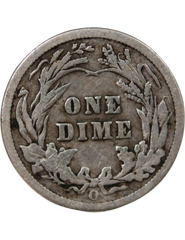 ETATS UNIS - BARBER DIME ARGENT 1901 O NOUVELLE ORLEANS