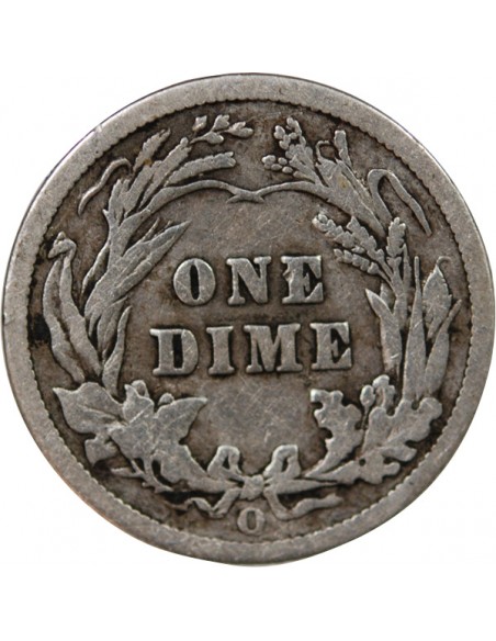 ETATS UNIS - BARBER DIME ARGENT 1901 O NOUVELLE ORLEANS