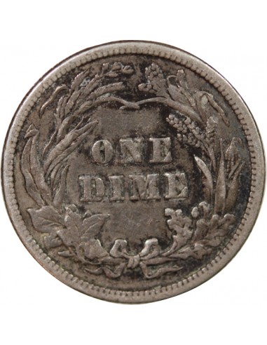 ETATS UNIS - BARBER DIME ARGENT 1914 PHILADELPHIE