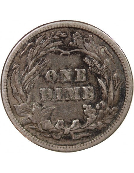 ETATS UNIS - BARBER DIME ARGENT 1914 PHILADELPHIE