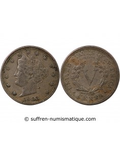 ETATS UNIS - 5 CENTS "Liberty Nickel" 1903 PHILADELPHIE