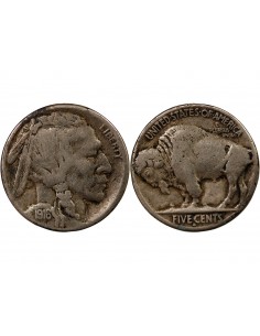 ETATS UNIS - 5 CENTS "Buffalo Nickel" 1916 S SAN FRANCISCO 2