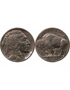 ETATS UNIS - 5 CENTS "Buffalo Nickel" 1937 PHILADELPHIE 2