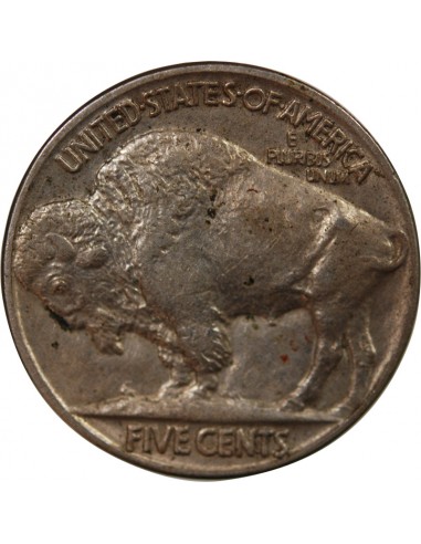 ETATS UNIS - 5 CENTS "Buffalo Nickel" 1918 PHILADELPHIE