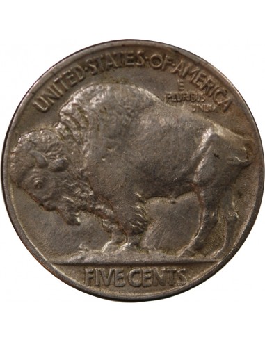 ETATS UNIS - 5 CENTS "Buffalo Nickel" 1918 PHILADELPHIE