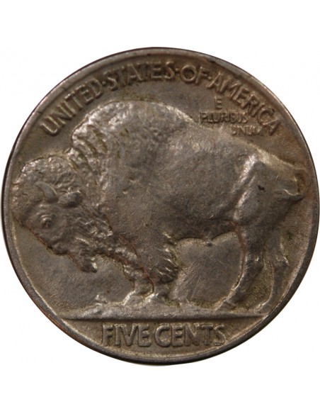 ETATS UNIS - 5 CENTS "Buffalo Nickel" 1918 PHILADELPHIE