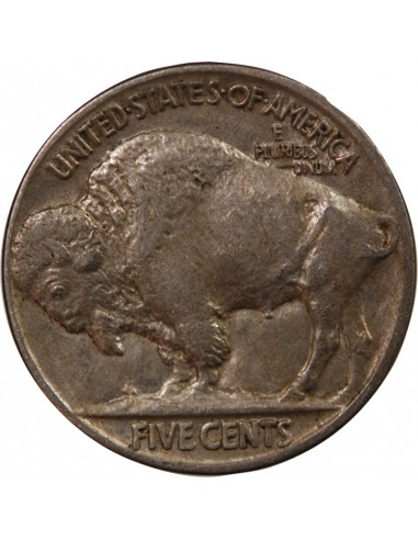 ETATS UNIS - 5 CENTS "Buffalo Nickel" 1918 PHILADELPHIE