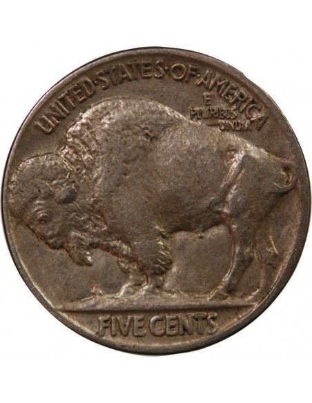 ETATS UNIS - 5 CENTS "Buffalo Nickel" 1918 PHILADELPHIE