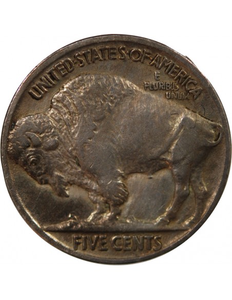 ETATS UNIS - 5 CENTS "Buffalo Nickel" 1916 PHILADELPHIE