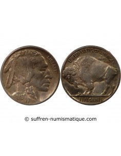 ETATS UNIS - 5 CENTS "Buffalo Nickel" 1916 PHILADELPHIE