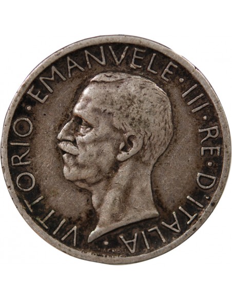 ITALIE, VICTOR-EMMANUEL III - 5 LIRE ARGENT 1927 R ROME
