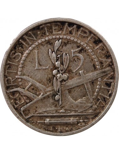 SAINT MARIN - 5 LIRE ARGENT 1935 ROME