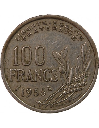 COCHET - 100 FRANCS 1958 CHOUETTE