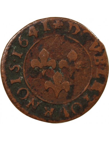 Frédéric-Henri d'Orange-Nassau Double Tournois Cuivre 1641 Orange