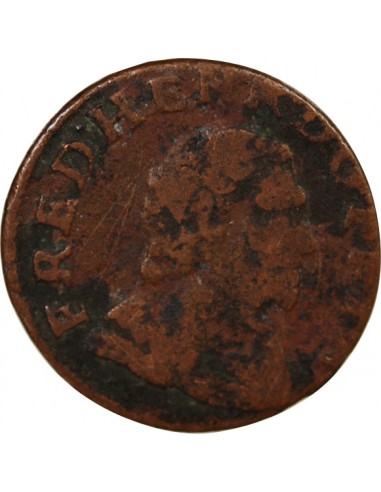 Frédéric-Henri d'Orange-Nassau Double Tournois Cuivre 1641 Orange
