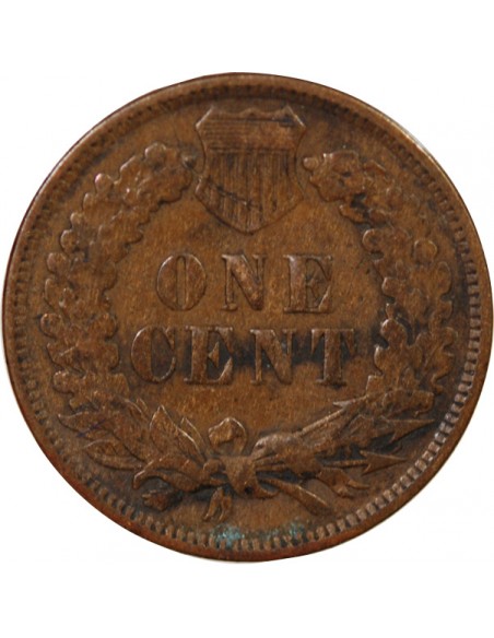 ETATS UNIS - 1 CENT "Indian Head" 1908 PHILADELPHIE