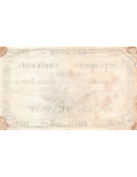 ASSIGNAT - 400 LIVRES - LOI DU 21 SEPTEMBRE 1792 - Série 175