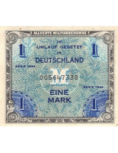 ALLEMAGNE, IMPRESSION AMERICAINE - 1 MARK SERIE 1944 2