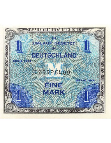 ALLEMAGNE, IMPRESSION AMERICAINE - 1 MARK SERIE 1944 - CONTREFACON