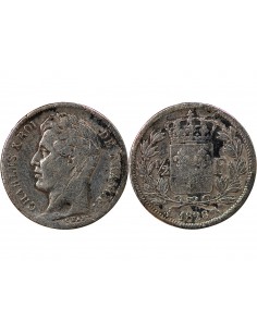 CHARLES X - 1/2 FRANC ARGENT 1828 A PARIS 2