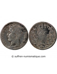 CHARLES X - 1/2 FRANC ARGENT 1828 A PARIS