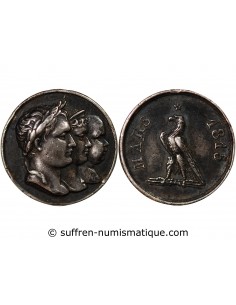 PREMIER EMPIRE - MEDAILLETTE ARGENT 1815 - QUINAIRE, FAMILLE IMPERIALE